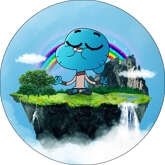 Opłatek tortowy 29 cm, Niesamowity Świat Gumballa