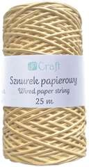 Sznurek Papierowy z Drucikiem Kraft 25m