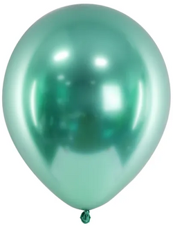 Balony Glossy 30cm, butelkowa zieleń 50szt.
