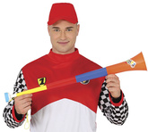 Składana WUWUZELA Kibica Trąbka z Ustnikiem 74cm