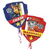 Balon foliowy Paw Patrol 63x68 cm, 1 szt.
