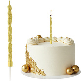 Świeczka ZŁOTA HAPPY BIRTHDAY Urodziny 13cm