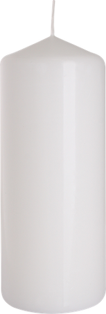 ŚWIECA Walec BIAŁA Komunia Wesele BISPOL 6x15cm