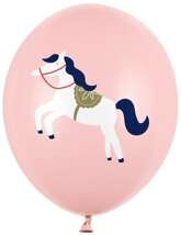 Balony 30 cm, Konik, Pastel Pale Pink