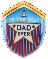 Balon Foliowy BEST DAD EVER Dzień Ojca 45x59cm