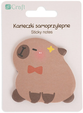KARTECZKI SAMOPRZYLEPNE KAPIBARA 30 Kartek 6cm