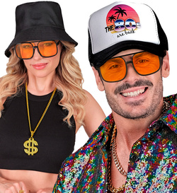 Okulary Przeciwsłoneczne POMARAŃCZOWE Disco