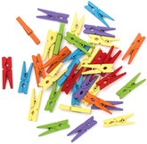 Mini Klamerki Drewniane Kolorowe Mix 3cm 30szt.