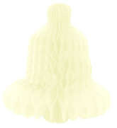 Rozeta dekoracyjna Dzwonek, Kremowy, 33cm