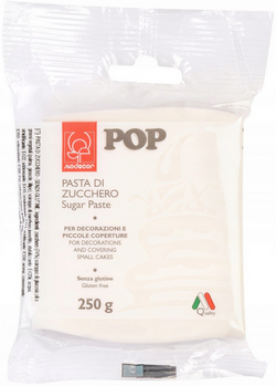 Masa Cukrowa BIAŁA Lukier Plastyczny 250g MODECOR