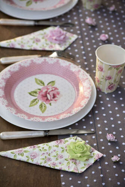 Róża na łodydze, zielona 4 szt.