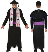 Strój Kostium KSIĄDZ Zombie Halloween 52-54 L