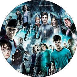 Opłatek tortowy 29 cm, Harry Potter 1 szt.