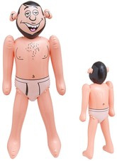 Dmuchana Lalka MĄŻ IDEALNY Panieński Party 90cm