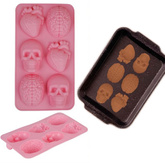 Forma Silikonowa do Ciasteczek Mózg Serce Czaszka