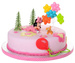 Dekoracja na tort Baby Minnie, 4 el.