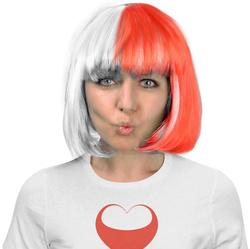 Peruka Kibica Polski Biało Czerwona BOB Euro