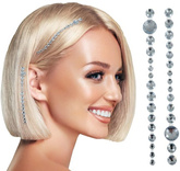Naklejki Biżuteria Kryształki Diamenciki do Włosów