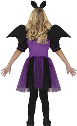 Kostium Strój Fioletowa Nietoperzyca, 7-9 lat