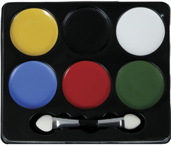 Farbki Zestaw do Malowania Twarzy MakeUp 6 kolorów