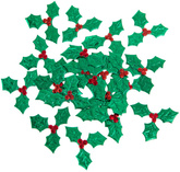 Ostrokrzew Dekoracja Świąteczna 4,5 cm, 24 szt.