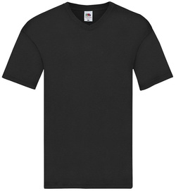 Koszulka T-shirt męski CZARNA Bawełniany, XXL