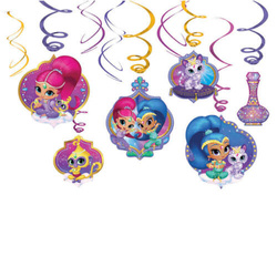 Świderki dekoracyjne Shimmer & Shine, 6 szt. 60cm