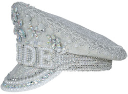 Czapka Oficerska z Diamentami BRIDE Panieński