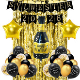 Zestaw Sylwestrowy, 03-3 kurtyna baner gwiazdki