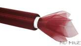 Organza dekoracyjna 36cm*10y, bordo, 1 szt.