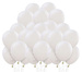 Balony pastelowe 14 cali, 25 szt. , białe