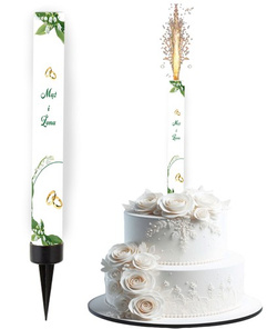 Fontanna Tortowa ŚLUB Mąż Żona KONWALIE 1szt.