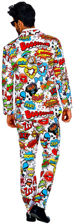 GARNITUR Męski POP ART Marynarka + Spodnie, XXL