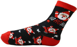 Skarpetki Dziecięce Świąteczne MIKOŁAJ 28-35