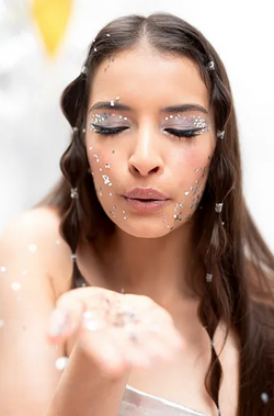 Brokat do twarzy i ciała, 3g, holograficzny