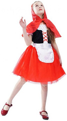 Kostium Strój Czerwony Kapturek 130/140 cm
