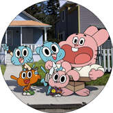 Opłatek tortowy 29 cm, Niesamowity Świat Gumballa