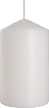 ŚWIECA Walec BIAŁA Komunia Wesele BISPOL 6x10cm