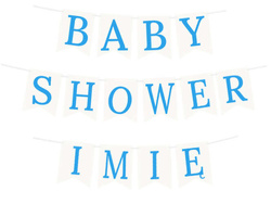 Baner BABY SHOWER + IMIĘ Dziecka Personalizowany