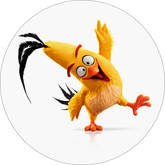 Opłatek tortowy 14 cm, Angry Birds Movie 1 szt.