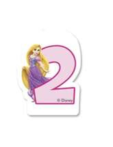 Świeczka cyferka 2 Princess, 1 szt.