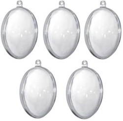 Jajko akrylowe 13cm  5 szt. 1 op.