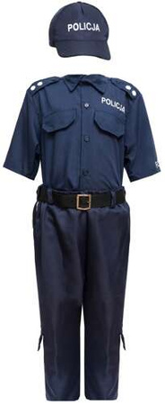 Strój Policjanta 4-części 110/120  1 szt.