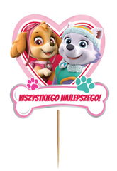 Topper Psi Patrol DUŻY Wszystkiego Najlepszego 1sz