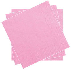 Serwetki 3-warstwowe 20 szt., Różowe (Candy Pink)