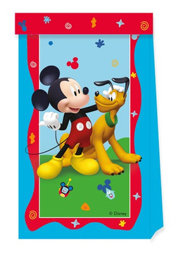 Torby Papierowe Myszka Mickey Miki Prezenty 4szt