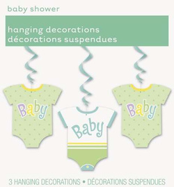 Świderki dekoracyjne Baby zielone, 3 szt.