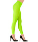 Spodnie LEGGINSY Zielone Neon Disco Lata 80 90