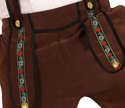 Kostium Strój Bawarczyk OKTOBERFEST Spodnie, L