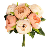 Bukiet piwonia łososiowy, 30 cm, 1 szt.